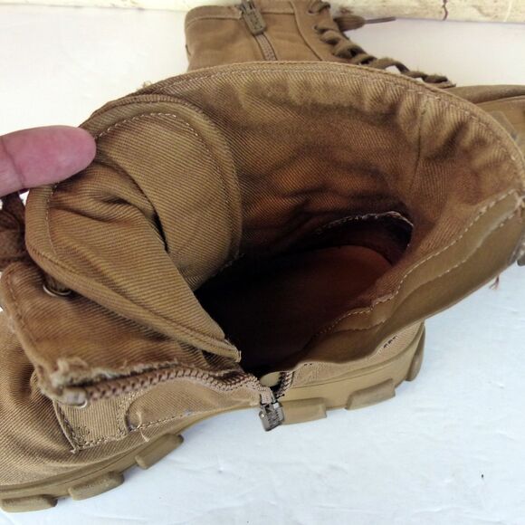 Circus Sam Edelman Boots Womens 8 Brown Dane Canvas Chunky Lug-Sole Combat - Picture 14 of 15